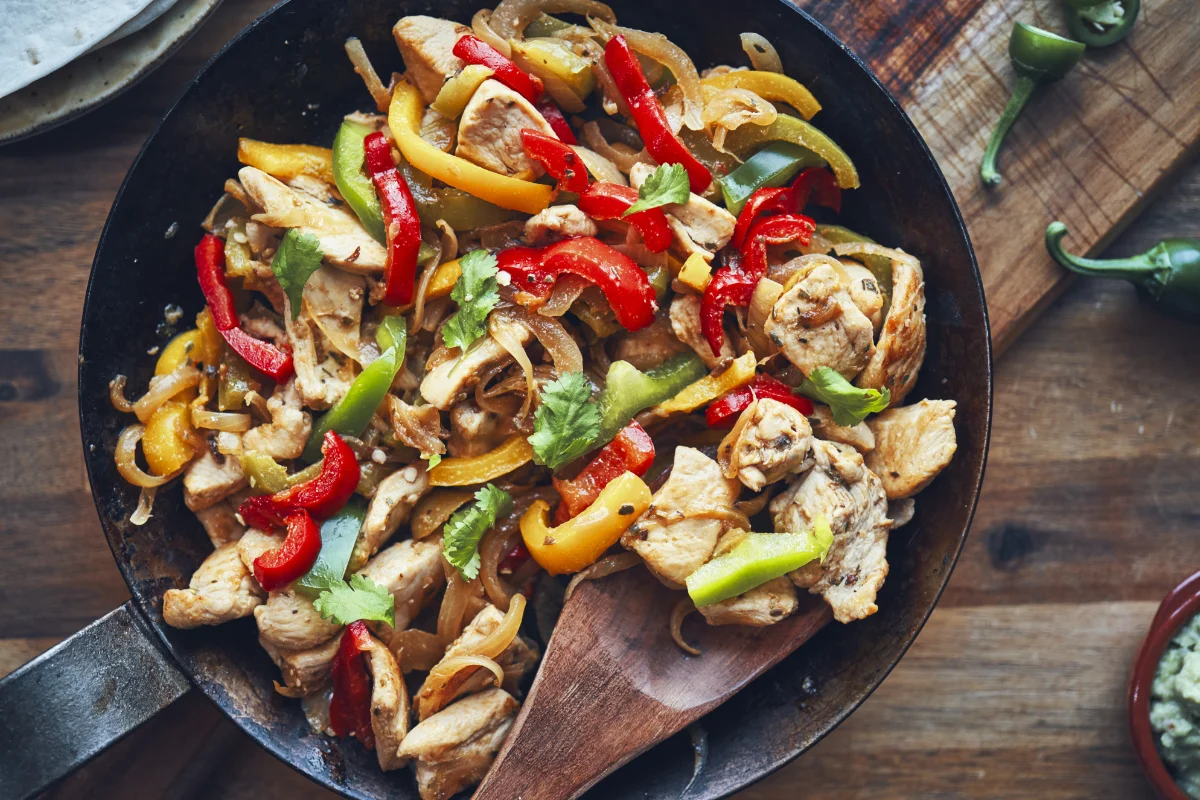 Hühnchen mit Gemüse